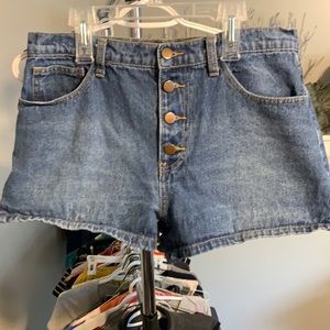 Forever 21 Denim Button Fly Shorts size 30